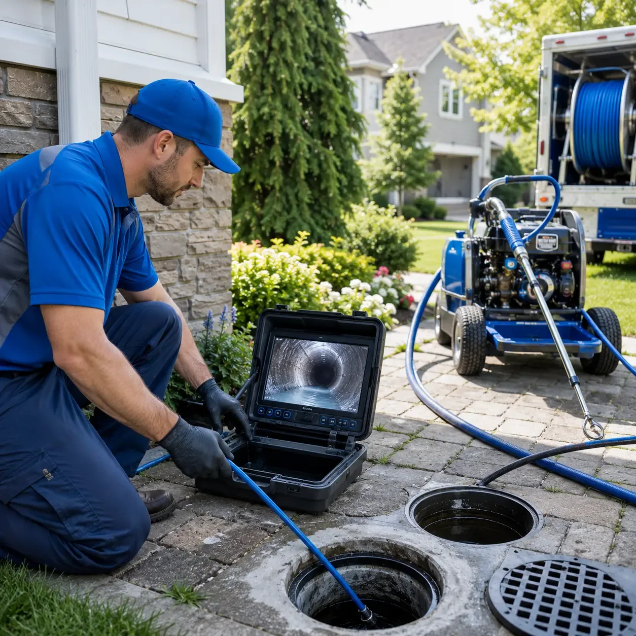 Outdoor drain cleaning professionals serving Deering, ND